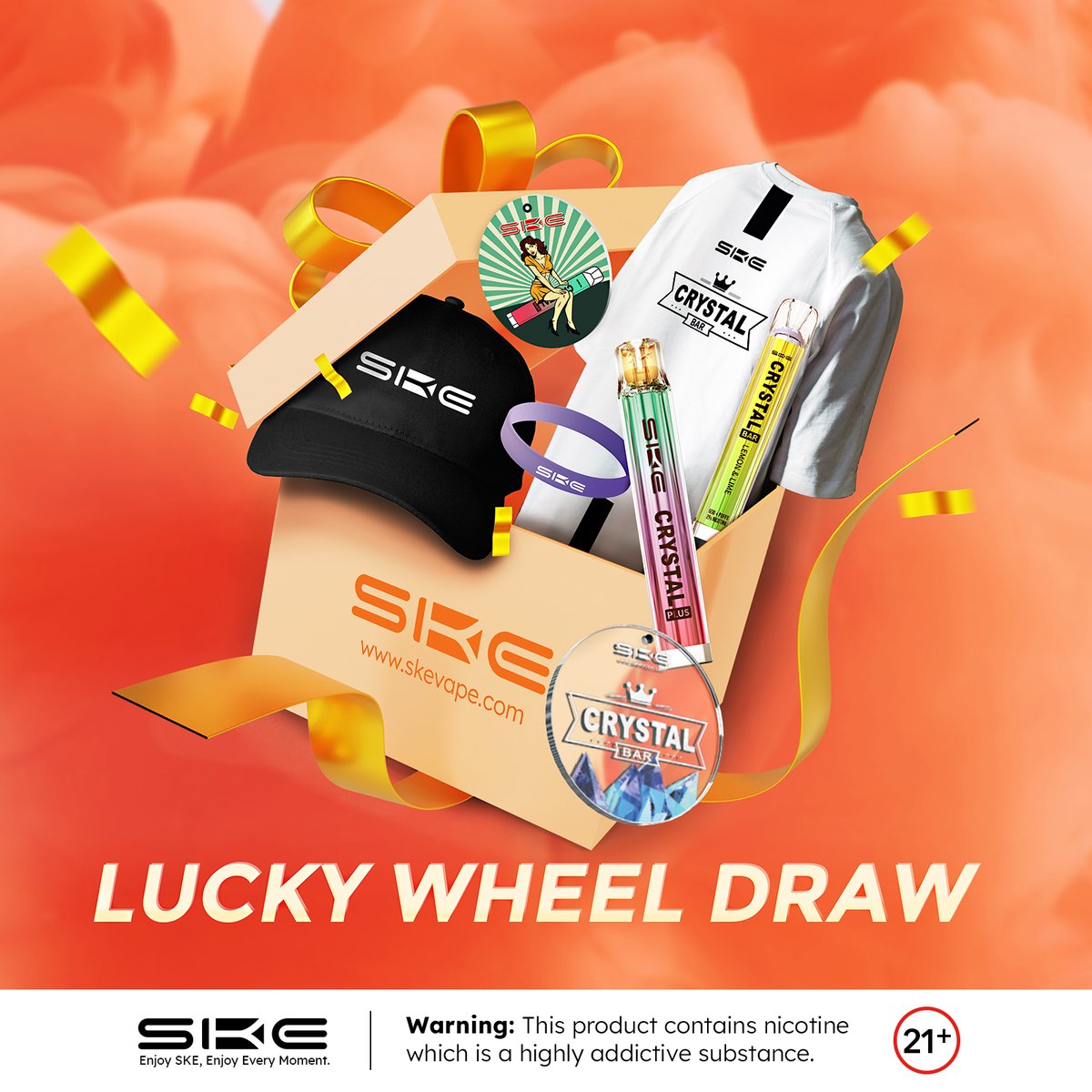 skevapeofficial's tweet photo. LUCKY WHEEL DRAW – Don't miss your chance, join us now! 🥳🥳🥳
📅Date: 14-16th September 2023
🏢Location: Strobelallee 45, 44139 Dortmund, Germany
Hall: 1B
Booth No: B09
#ske #skevape #skecrystalbar #crystalbar #vaporwave #disposable #intertabac https://t.co/uEQzgB3ZFY