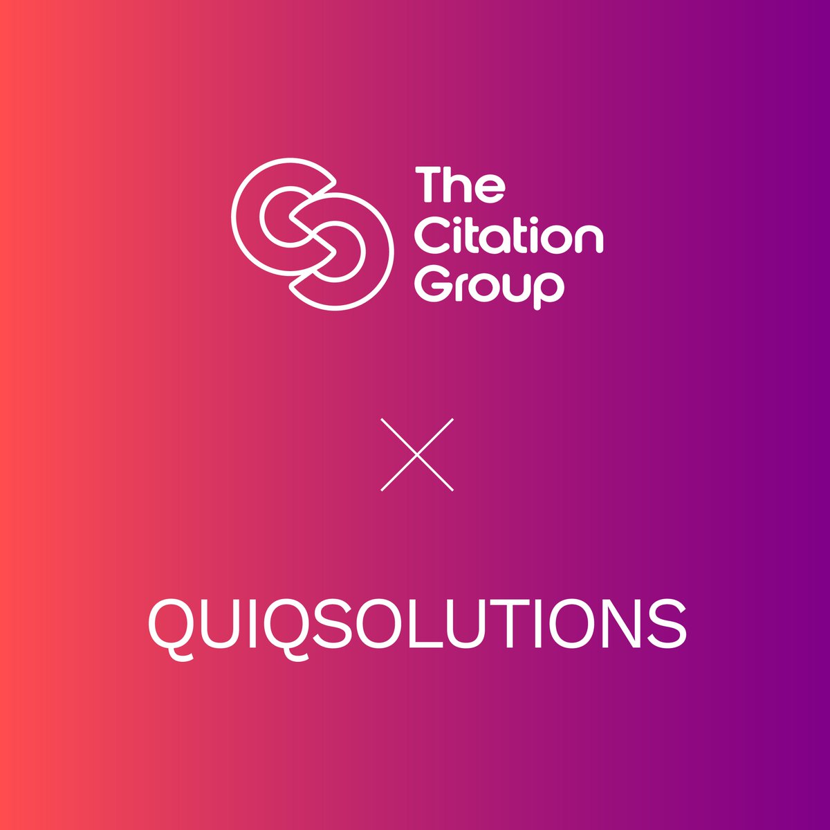 Big news to share 🚀we have been acquired! QuiqSolutions is now part of The Citation Group, a global provider of compliance services. We've been working in partnership since 2015 and we're excited about our next chapter. Read our full announcement here: quiqsolutions.com/post/big-news-…