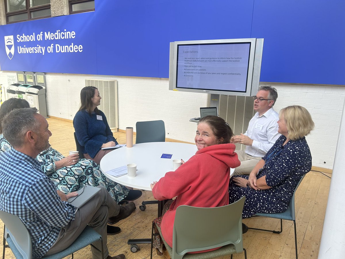 Exciting times at Scottish SIMposium! ⭐️ Our Workshops are now in full swing, offering incredible insights and hands on experiences 👏🏽 

SBE Research, IPE in-situ Sim &amp; Scottish Healthcare Skills Network 🤩

#SIMposium2023 🗣️