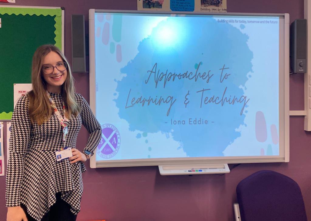 Early morning CLPL sessions for our new members of staff today, looking at my new role as PT of Learning &amp; Teaching and how we can all work together to provide the best learning experiences for our young people! #meaningfulexperiences