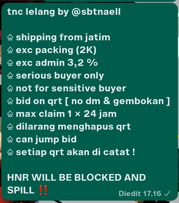 sbtnaell's tweet photo. — rts appreciated 🍻 
֪ ࣪  🧷 wts; // lookin for buyer ૮ ˃‌֊ ˂‌ ა

♧「 lelang photocard nct 127 &amp; nct dream 」 

⌗ start from 5K 😳
⌗ start : 14 september, 17.30 wib
⌗ end : 19 september, 17.30 wib
⌗ don't forget to read the TNC !

t. wts lelang pc nct 127 nct dream https://t.co/0ww6R2pApl