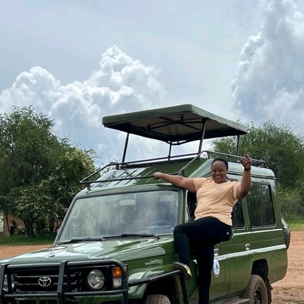 Emelyne Niyigena (pictured) works as a tour operator for Skywide Tours in #Rwanda. As a tour operator, she regularly finds herself needing to pay for game park fees, hotels, and city tour transportation services on behalf of her tourist clients. Most of her clients, however, pay