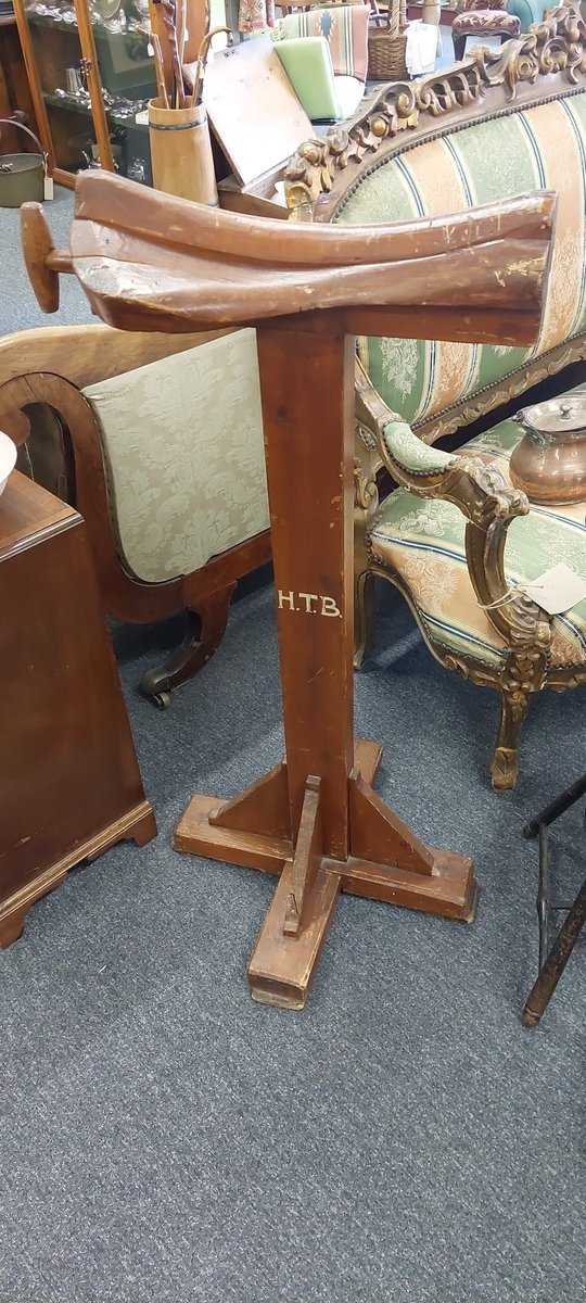 Antique Saddle Stand and beautiful leather American saddle. In great condition for age. The stand is  about 44 inches high. Message for more details. 
#Antique #Leather #Saddle #Stand #Wood #Unique #Unusual <a href="/BBC_ARoadshow/">Antiques Roadshow</a> <a href="/SalvageHunters_/">Salvage Hunters</a>