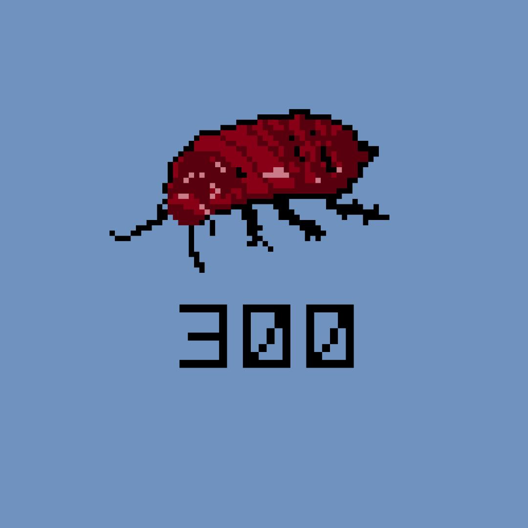 toast_eat_ghost's tweet image. 300 followers! Thanks 😊 Here&apos;s a doodle of a cockroach!
#300Followers #PixelBug #PixelArt