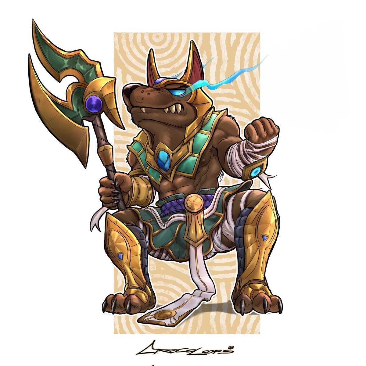 Crocoloops's tweet image. Nasus #LeagueOfLegends