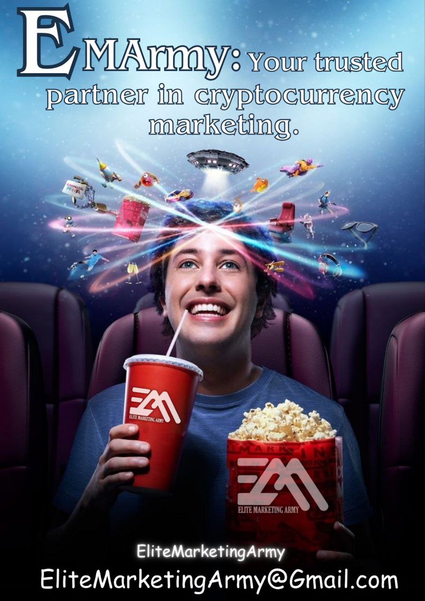 <a href="/OfficialTravlad/">Travladd Crypto 𐤊</a> <a href="/DorkLordToken/">ᗪOᖇK ᒪOᖇᗪ</a> In a world of crypto noise, Elite Marketing Army orchestrates the symphony of success! 

#EliteMarketingArmy #EMArmy 
 
Reach out to us:  
<a href="/EMARMY_CRYPTO/">Elite Marketing Army</a> 
 
Mail: ELITEMARKETINGARMY@GMAIL.COM 
 
#BSC #ETH #CryptoPromotion #Web3