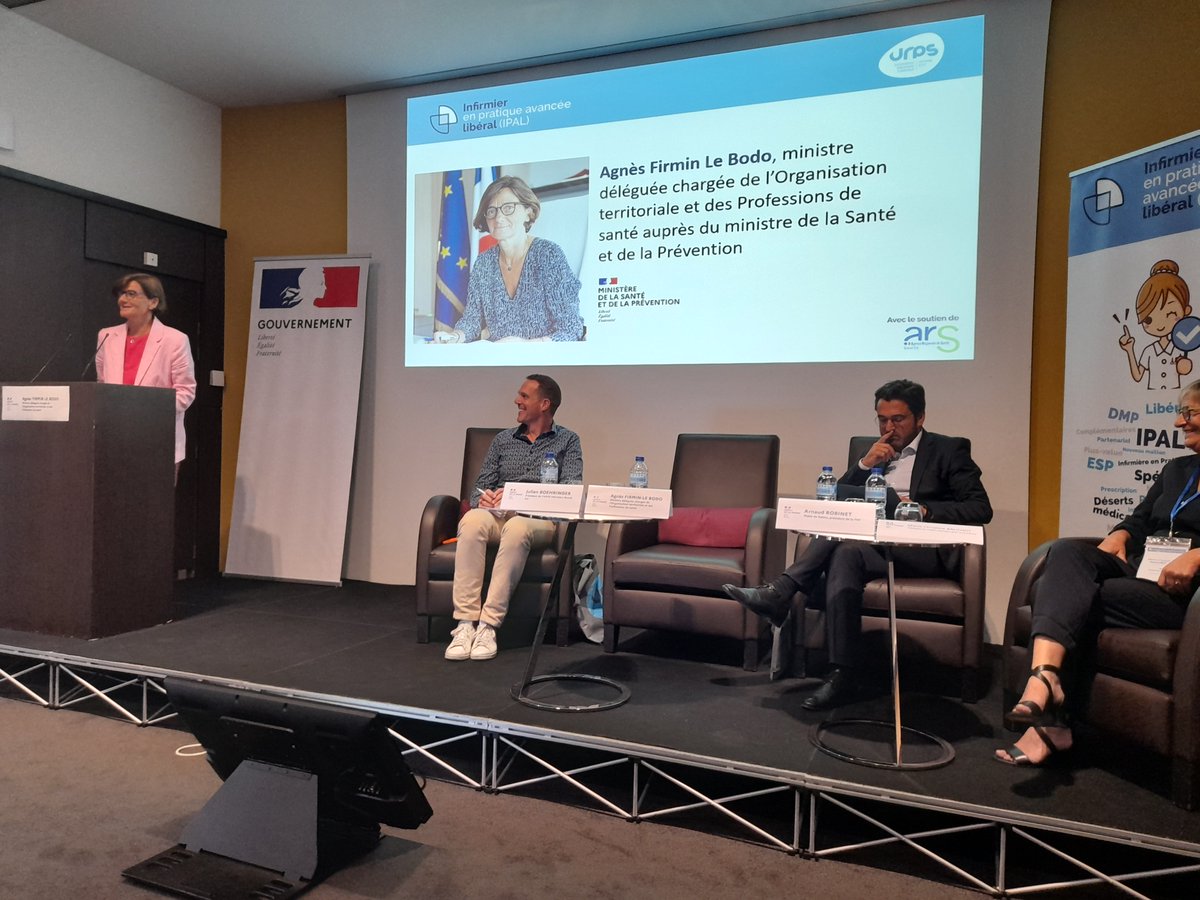 ars_grand_est's tweet photo. Déplacement de Mme @agnesfirmin au 2ème congrès des #IPAL #GrandEst en présence de T.Mercier Dir. Adj des #soins de proximité & de la DT #ARS51 #Marne ☺️ la qualité de l'accompagnement @ars_grand_est du dispositif a été souligné !
@EstUrps @urpsml
@Syndicat_UNIPA
@universitereims https://t.co/sDZ5PioWnO