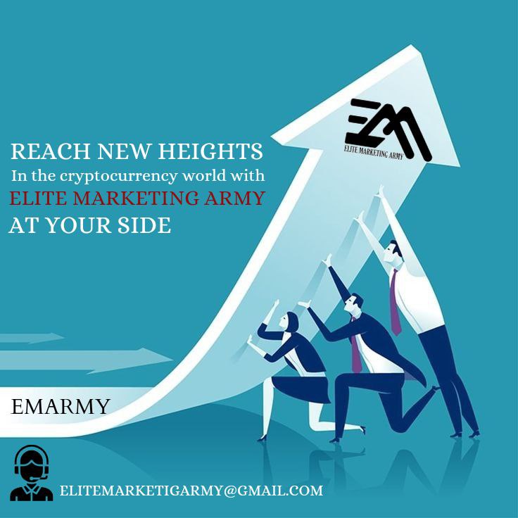 <a href="/CryptoTony__/">Crypto Tony</a> Crypto success demands strategic promotion. Enter Elite Marketing Army, your ultimate al
ly! 💼🚀

#EliteMarketingArmy #EMArmy 
 
Reach out to us:  
<a href="/EMARMY_CRYPTO/">Elite Marketing Army</a> 
 
Mail: ELITEMARKETINGARMY@GMAIL.COM 
 
#BSC #ETH #CryptoPromotion #Web3