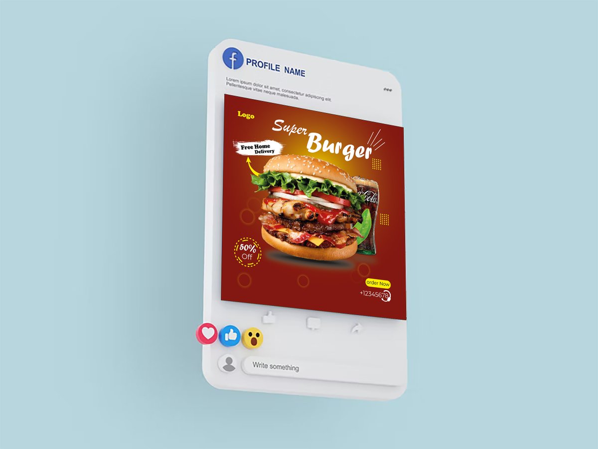 maimuna5029's tweet photo. Big Burger! Big Burger!
Food ads design
Designer: Maimuna Akter
#burger
#foodads
#burgerads
#FacebookAdsDesign
#socialmediaadsdesign
#facebookpostdesign
#superfoods
#fooddesign
#BurgerDesign https://t.co/Lq54qmbSND