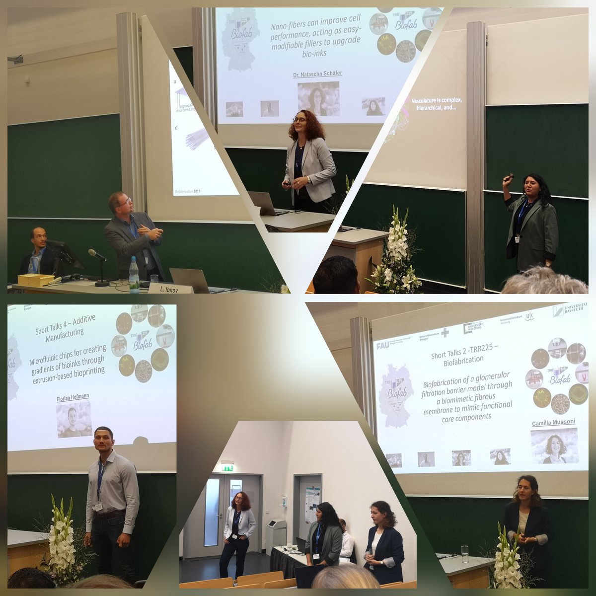 Buzzing with excitement at the #DGBM conference in Jena! @SFB_TRR225 members @nathaly_chicaiz, @CamillaMussoni, Natascha Schaefer, @IonovLab,  and Florian Hofamnn are all delivering captivating presentations on groundbreaking research. 🌟 #ResearchExcellence'
