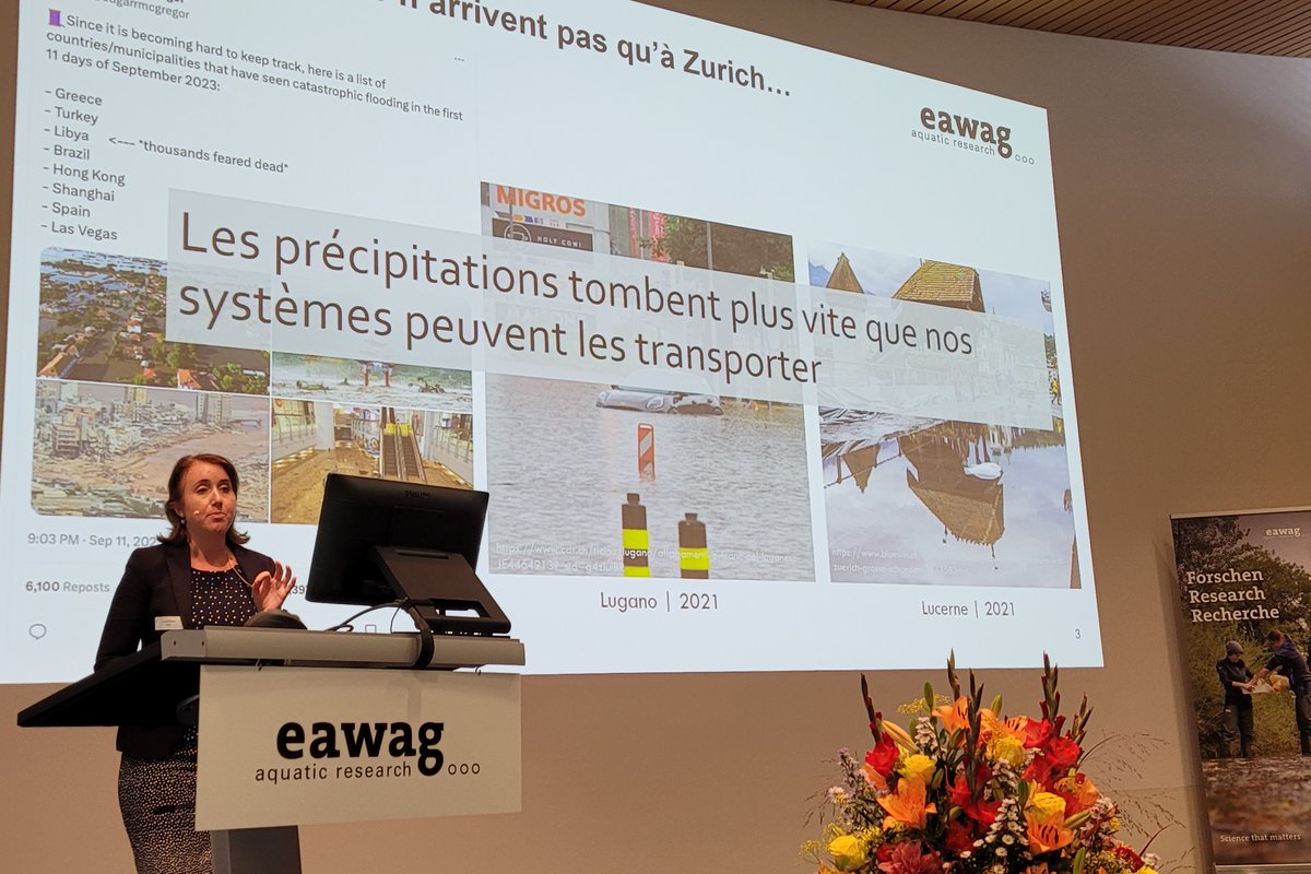 Étant donné que le #climat continue de changer, les villes vont devoir s’adapter à des températures, des évènements pluvieux et des sécheresses.

Lauren Cook parle sur les outils pour des villes résilientes au changement climatique à l #eawaginfeau

#eawaginfotag2023  #SDG