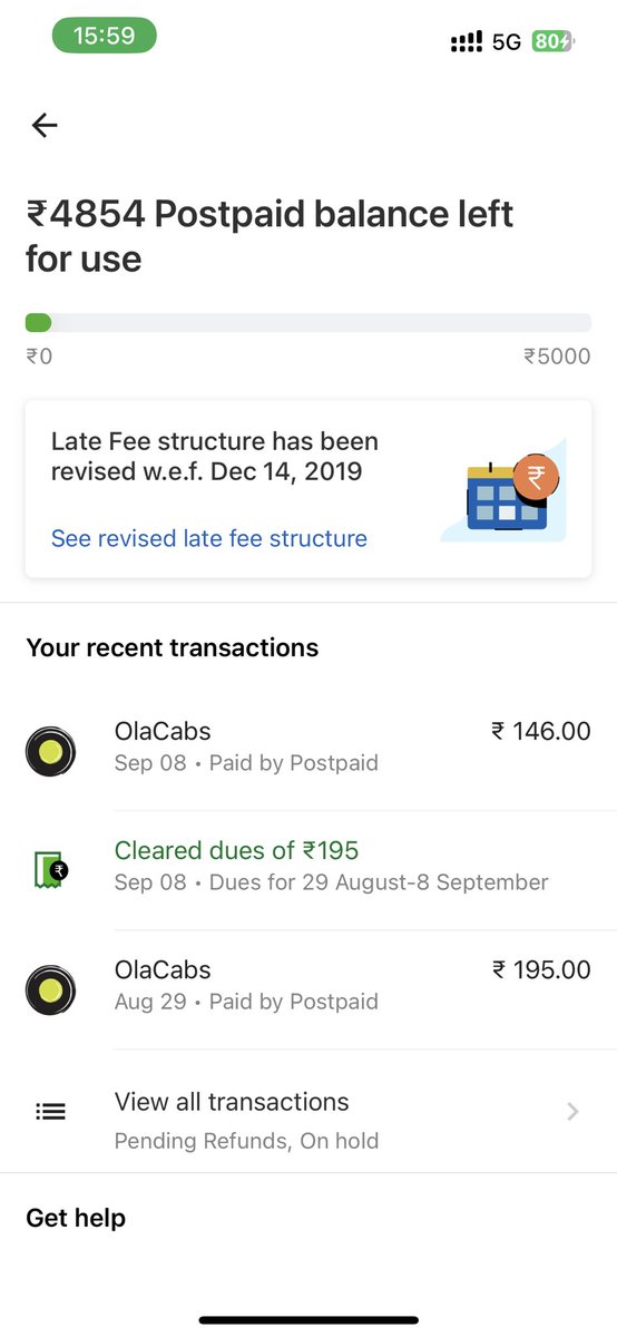 urvishal73's tweet photo. @Olacabs I want to clear the Ola postpaid amount, but there is no option of payment. Even your SMS link also doesn’t have any option. You would charge extra money if i don’t pay by stipulated time! https://t.co/RM6aoKe3wK