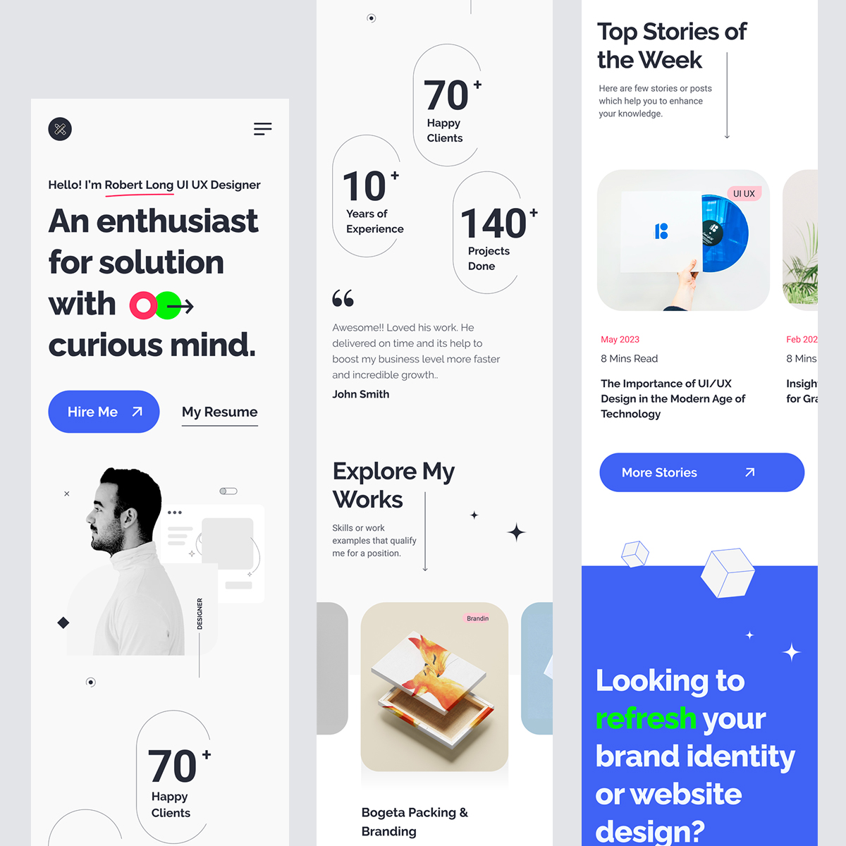 webduck_design's tweet image. elements.envato.com/robbie-portfol…
themeforest.net/item/robbie-po…
#Resume #Portfolio #homepage #landingpage #Website #webpage #showcase #websitedesign #freelancer #developer #designers #GraphicDesigner #PortfolioDay #cvdesign #onepage #singlepage #figma #html5 #Creative #minimal #cleanlayout
