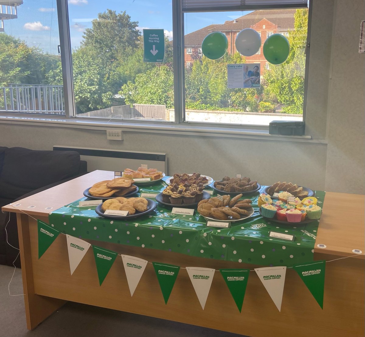 The Metropolis team have again risen to the baking challenge and have made their home-made goodies for our #macmillancoffeemorning. 
We all appreciate the work Macmillan do and what a great cause to enjoy a morning of yummy treats together,  in aid of raising money! 😊