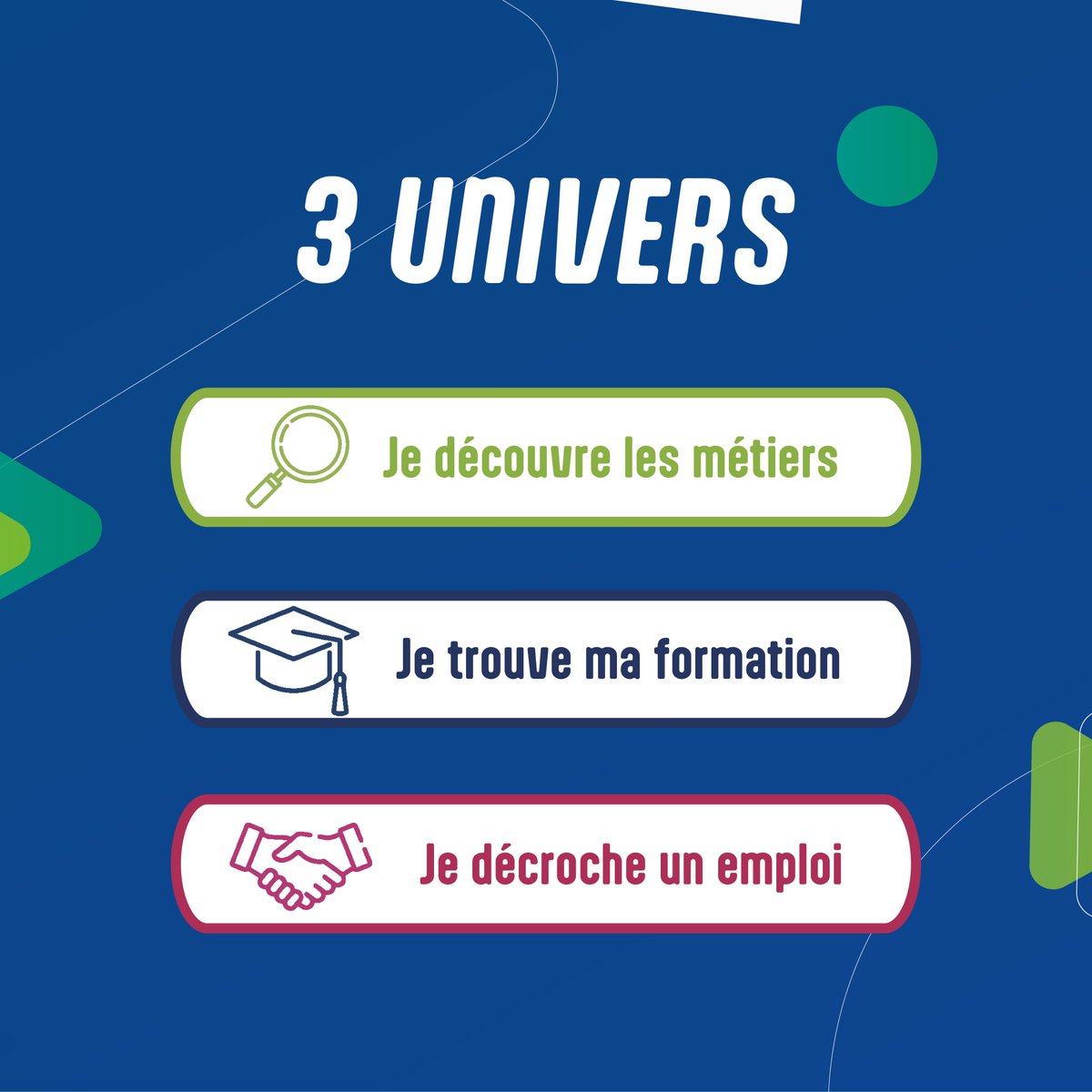 J-19 #ETONOMYJOB 3 parcours de visite seront présentés lors du salon  ! 🧑‍⚕️🧑‍🎓💼

🧑‍⚕️Je découvre les métiers
🧑‍🎓Je trouve ma formation
💼Je décroche un emploi

Vous êtes intéressés par les métiers du médico-social ?
Pour vous inscrire au salon c'est par ici 👇
etonomy-job7892.vimeet.events/fr/register/73…