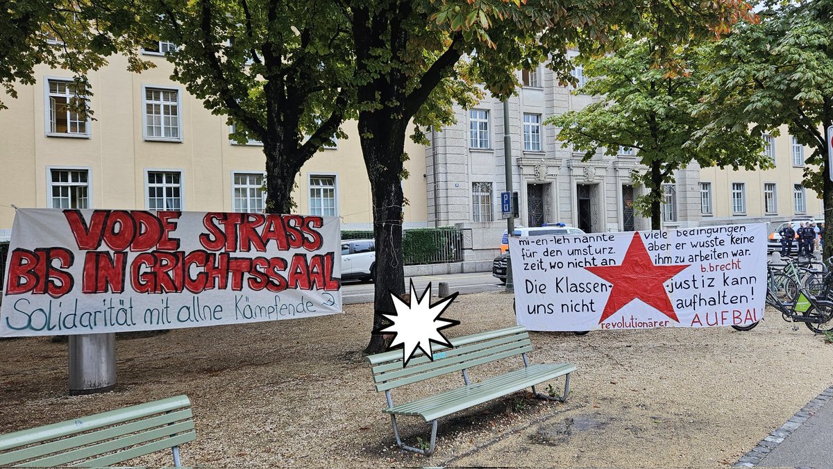 Wir haben heut in den Prozess gegen einen Genossen begleitet. Der Vorwurf wie gewohnt Gewalt und Drohung, die Stawa gewohnt den politischen Gegner als Menschenfresser portraitierend. Urteilsverkündigung heut um 17.30