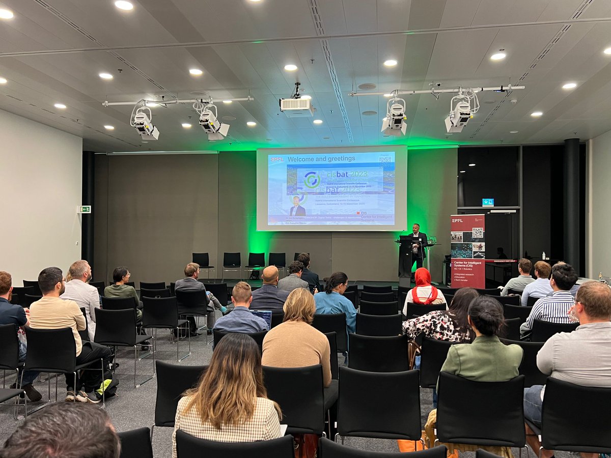 Center for Intelligent Systems CIS-EPFL tweet media