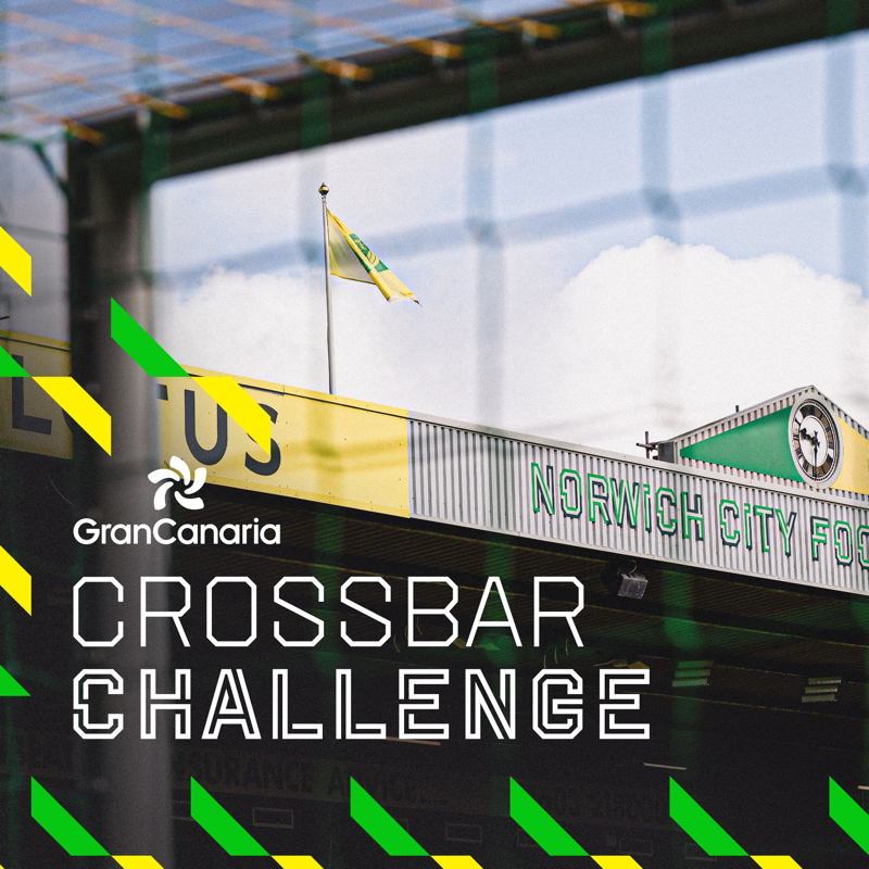 NorwichCityFC's tweet photo. The Crossbar Challenge makes its Carrow Road return this Saturday 🥅

There's a family holiday up for grabs every half-time with @TurismoGC 🌞

Share this post for a chance to take part this Saturday 🤞