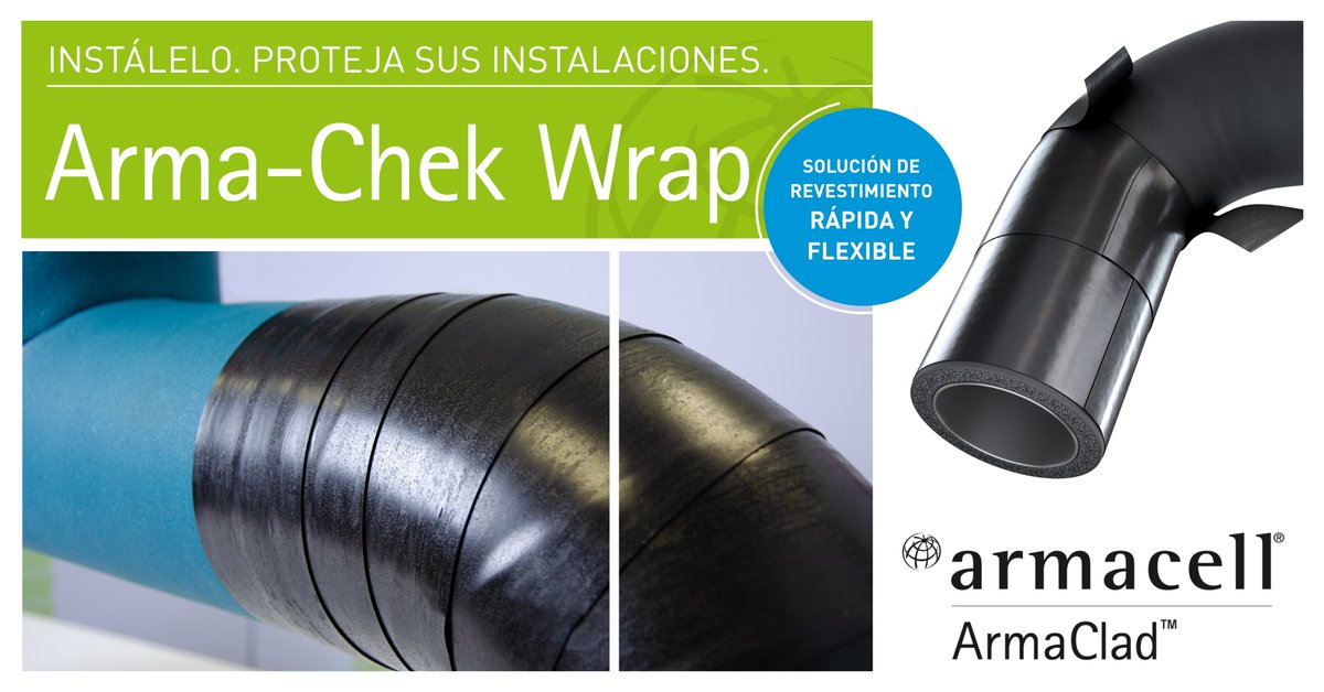 Con Arma-Chek Wrap proteger el aislamiento térmico de los impactos mecánicos y la exposición a la intemperie es ahora más fácil y rápido. 

Es una solución sostenible: 100% reciclable y no contiene halógenos, siliconas ni disolventes.

➡️Más información onx.la/2d506