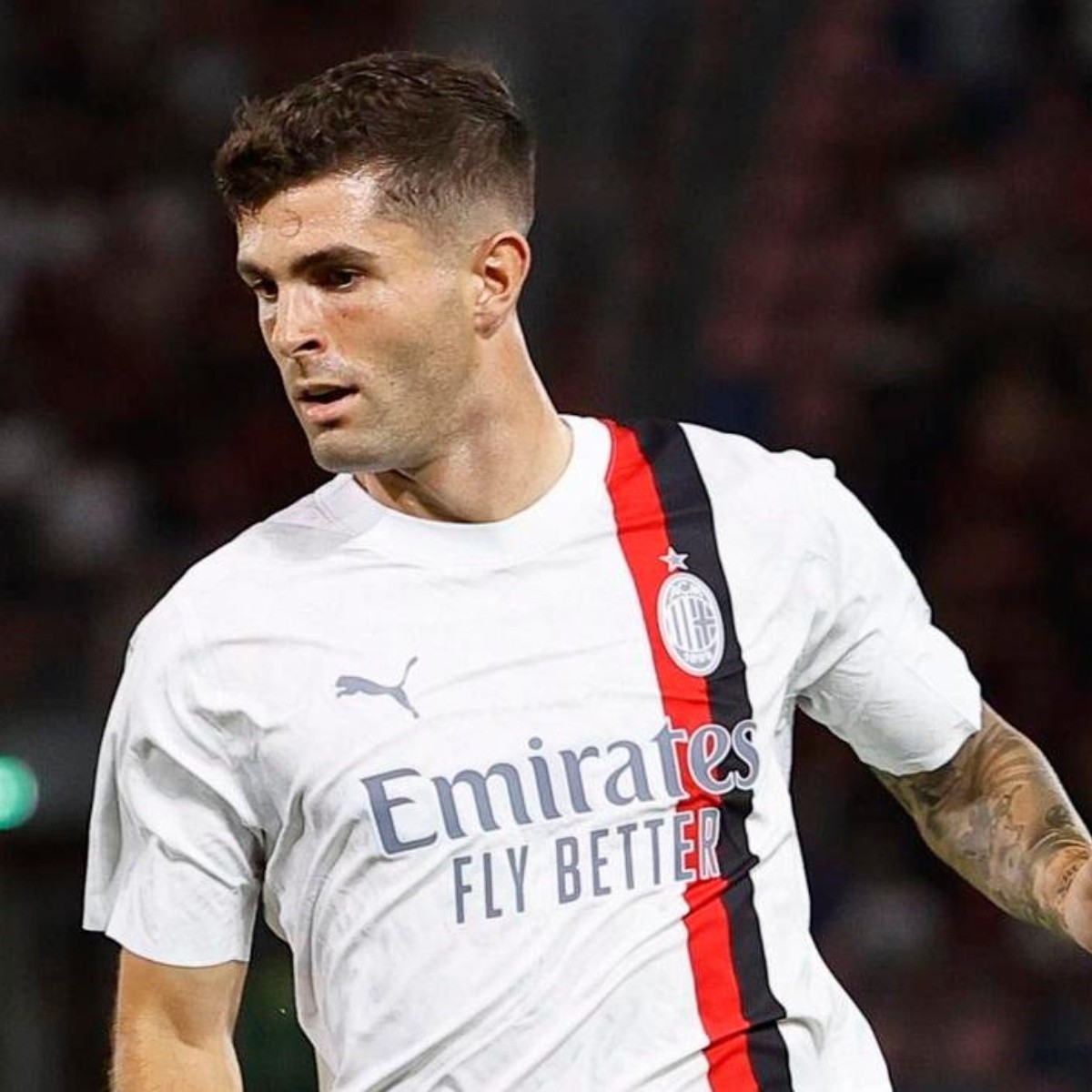 MilanTMN's tweet photo. Christian Pulisic a GdS: "El jugador más inteligente del equipo? Krunic." https://t.co/6waMPNmJWR