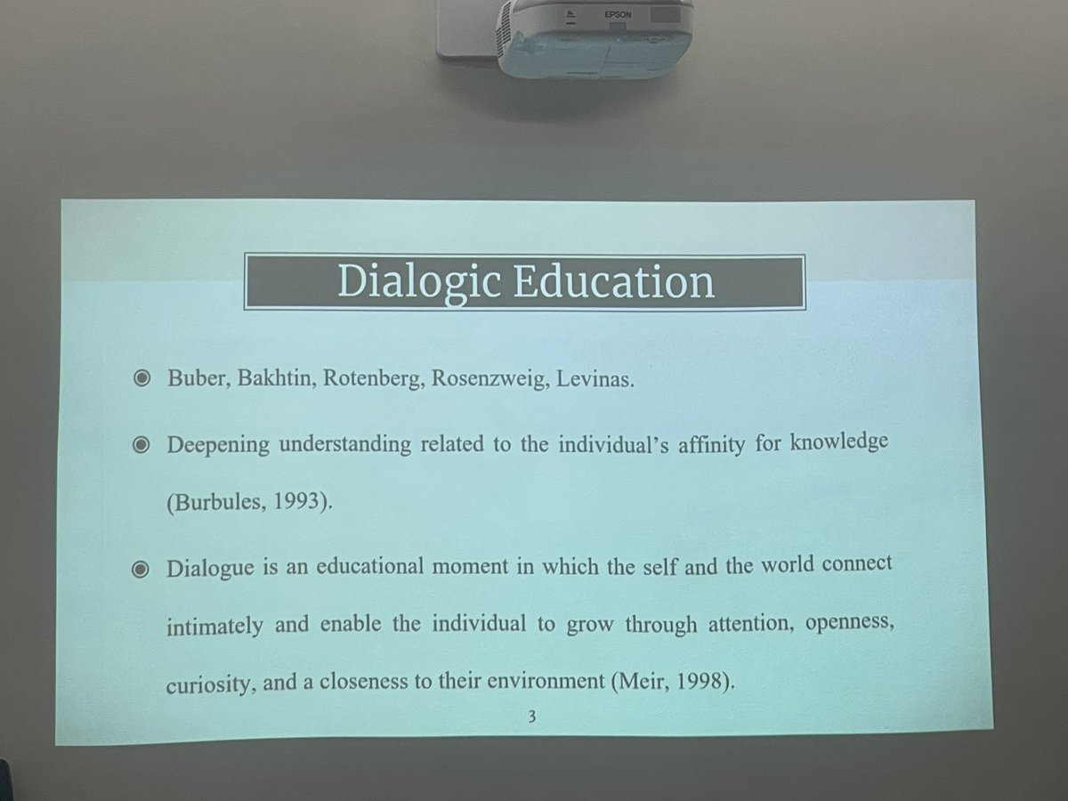 An interesting presentation by Boris Gurevich about the perception of freedom among children in a dialogue school (as an AP setting) in Israel. #BERA2023