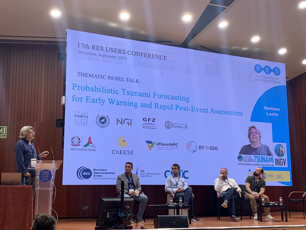 carlos7sanchez's tweet image. Happening now!! Thematic panel on &apos;Programming tools and workflows in science.&apos; Discover cutting-edge solutions, including the integration of supercomputing in disaster management 🌍🌊🚀 #JURES2023 #ScienceTech #HPC