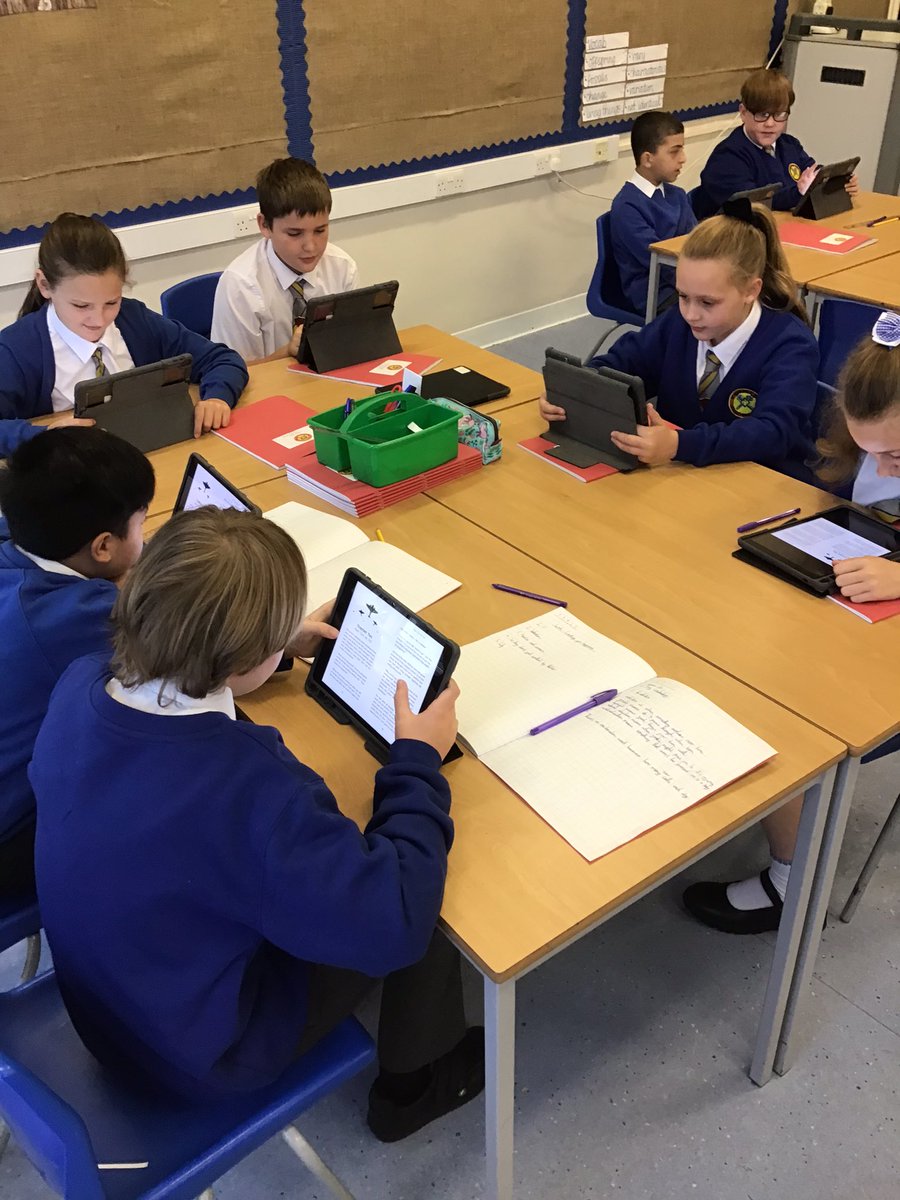 StPPPrimaryY6's tweet photo. We loved accessing our ebook on the iPad for today’s guided reading session. #ww2 #year6readers https://t.co/BDs5KofL8e