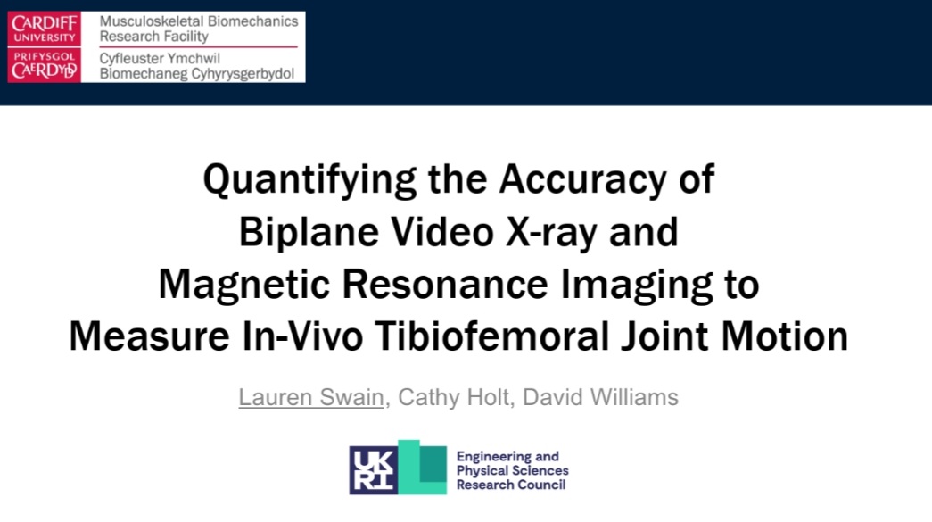 david_elwyn1's tweet photo. Come and see @LaurenSwain99 presenting today at 4pm in the VIP lounge on understanding the accuracy of Xray system for calculating tibiofemoral kinematics @BioMedEngAssoc #biomedeng23 @CUBiomechanics https://t.co/YgQaGxrKSb