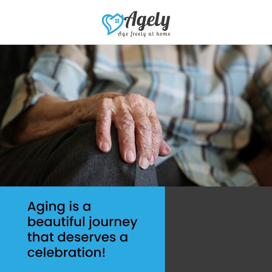 AgelyOfficial's tweet photo. 👵👴 Aging is a beautiful journey that deserves a celebration! 🎉 

 #AgingWithGrace 
#aginginplace
#AgingIndependently
#geriatriccare https://t.co/g1h70PVcza