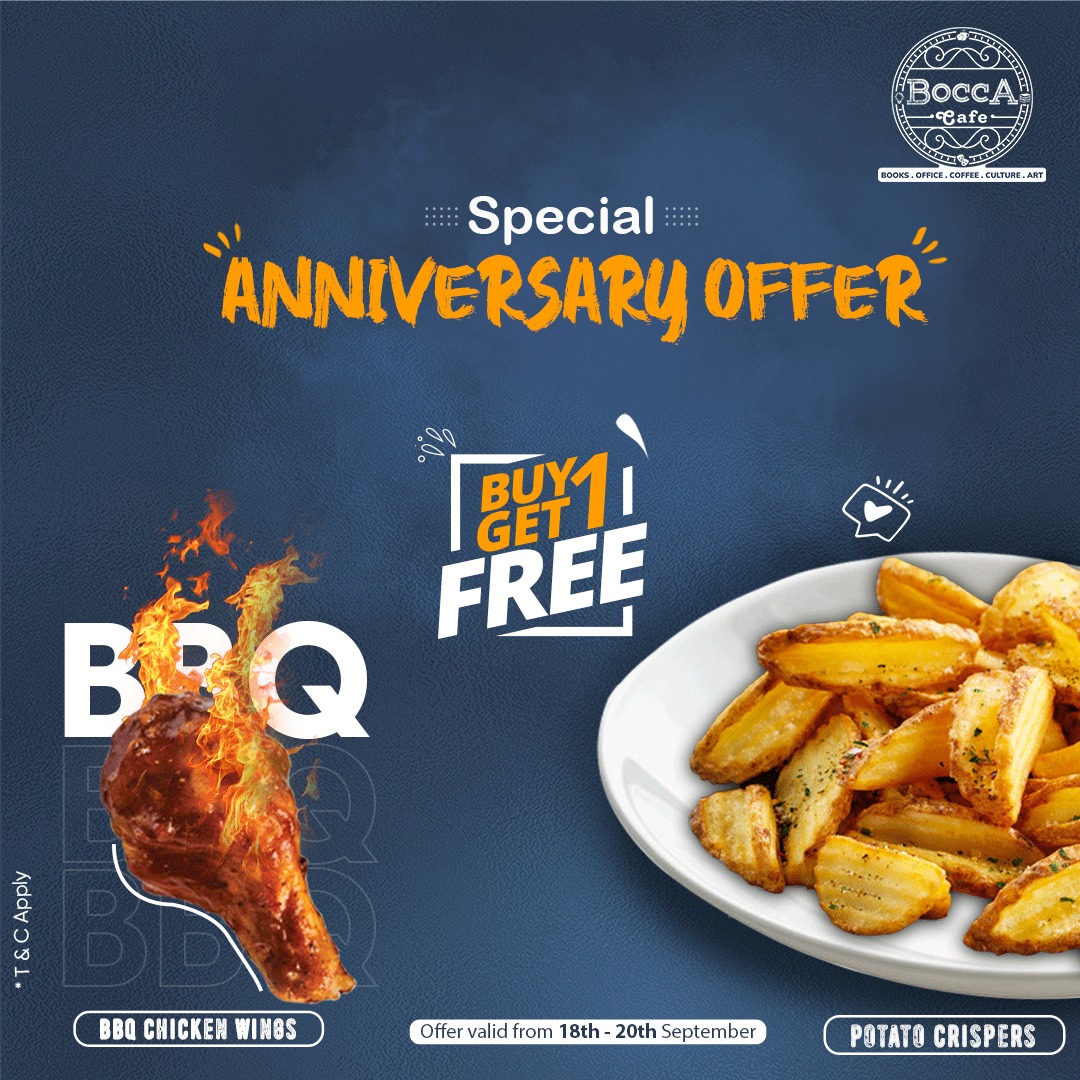 BOCCA_Cafe's tweet photo. 6 Years of deliciousness,and we're doubling the delight!
Join us for our Anniversary BOGO offer! 🍾🎉
#BoccaAnniversaryBOGO https://t.co/7nCKEt77hd