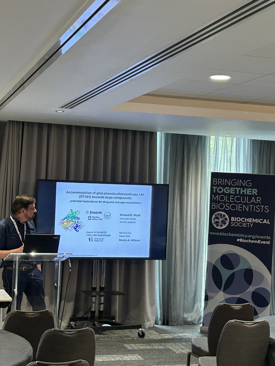 Alan Jones (@dralanjones) on Twitter photo And our final speaker of the session is Arnaud Nicot (Nantes) #SUPA2023 <a href="/BiochemSoc/">Biochemical Society</a> #BiochemEvent And our final speaker of the session is Arnaud Nicot (Nantes) #SUPA2023 <a href="/BiochemSoc/">Biochemical Society</a> #BiochemEvent