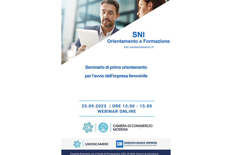 CamComModena's tweet photo. 💡Hai deciso di metterti #inproprio aprendo una #nuovaimpresa?
🆕Consulta la piattaforma #SNI per #aspirantiimprenditori
🖊️Aperte le iscrizioni al primo #webinar di orientamento dedicato alle #impresefemminili
https://t.co/c9TPeATfyR https://t.co/qGg91tD0Kr