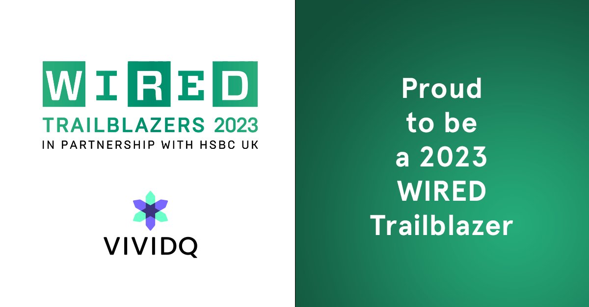 Another day, another accolade... we are really chuffed to have been recognised by WIRED as a Trailblazer.

Read more: vividq.com/news/wired-ide…

#wiredtrailblazer