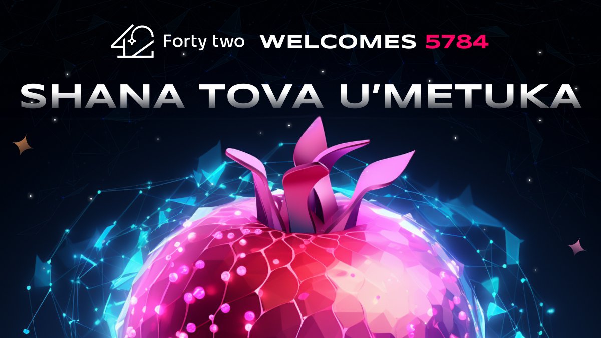 Shoutout to the Jewish New Year! May all the BUIDLers across web3 and blockchain be written and validated for a prosperous year 🥂