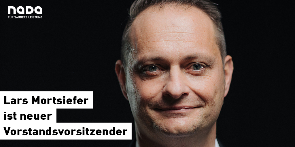 Lars Mortsiefer wird neuer Vorstandsvorsitzender der #NADA. Dies beschloss der Aufsichtsrat in einer außerordentlichen Sitzung am 13. September 2023 einstimmig. ➡️nada.de/service/news/n…