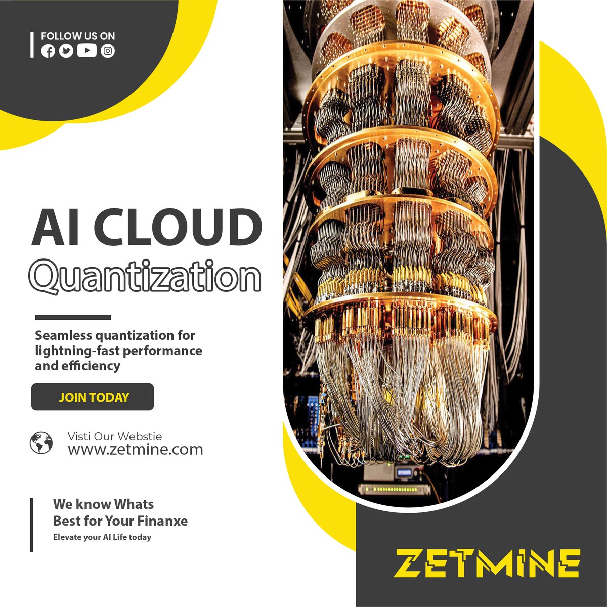 zetminer's tweet image. Unlocking the Power of AI in the Cloud: Seamless quantization for lightning-fast performance and efficiency. Elevate your AI life today! ⚡🌐 #aiquantization #ArtificialIntelligence
