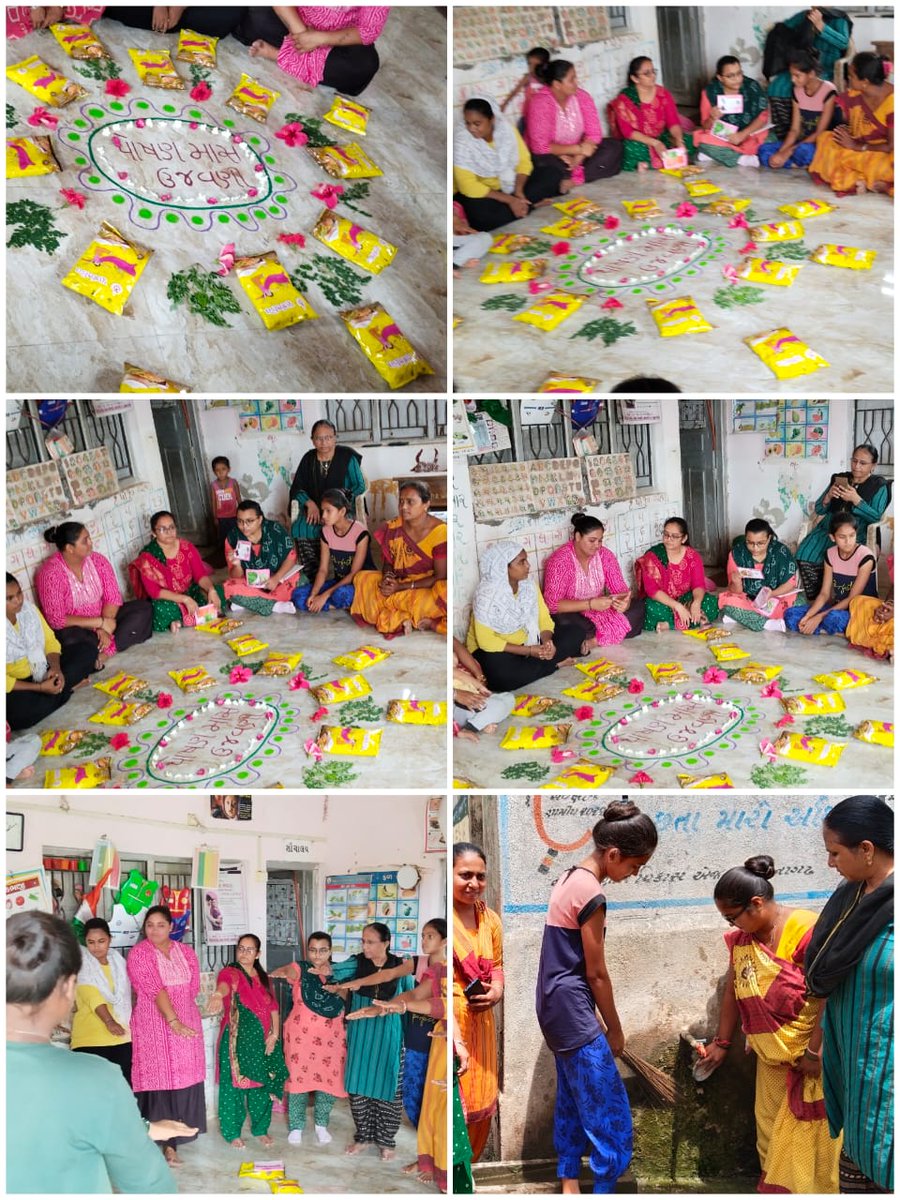 આજરોજ વંથલી ઘટકના કણઝા-1 સેજાના આંગણવાડી કેંદ્ર નાવડા 1,2 ખાતે આજરોજ કિશોરીઓને સમતોલ આહાર વિશે,ifa ની ગોળી વિશે ,તેમજ પૂર્ણાશક્તિ માંથી વિવિધ પોષકતત્વો વિશે માર્ગદર્શન આપેલ.તેમજ મિશન Life અંતર્ગત જાહેર સ્થળોએ રેઇનવોટર હારવેસ્ટિંગ દ્વારા પાણીનું સંરક્ષણ  વિશે માર્ગદર્શન આપેલ.