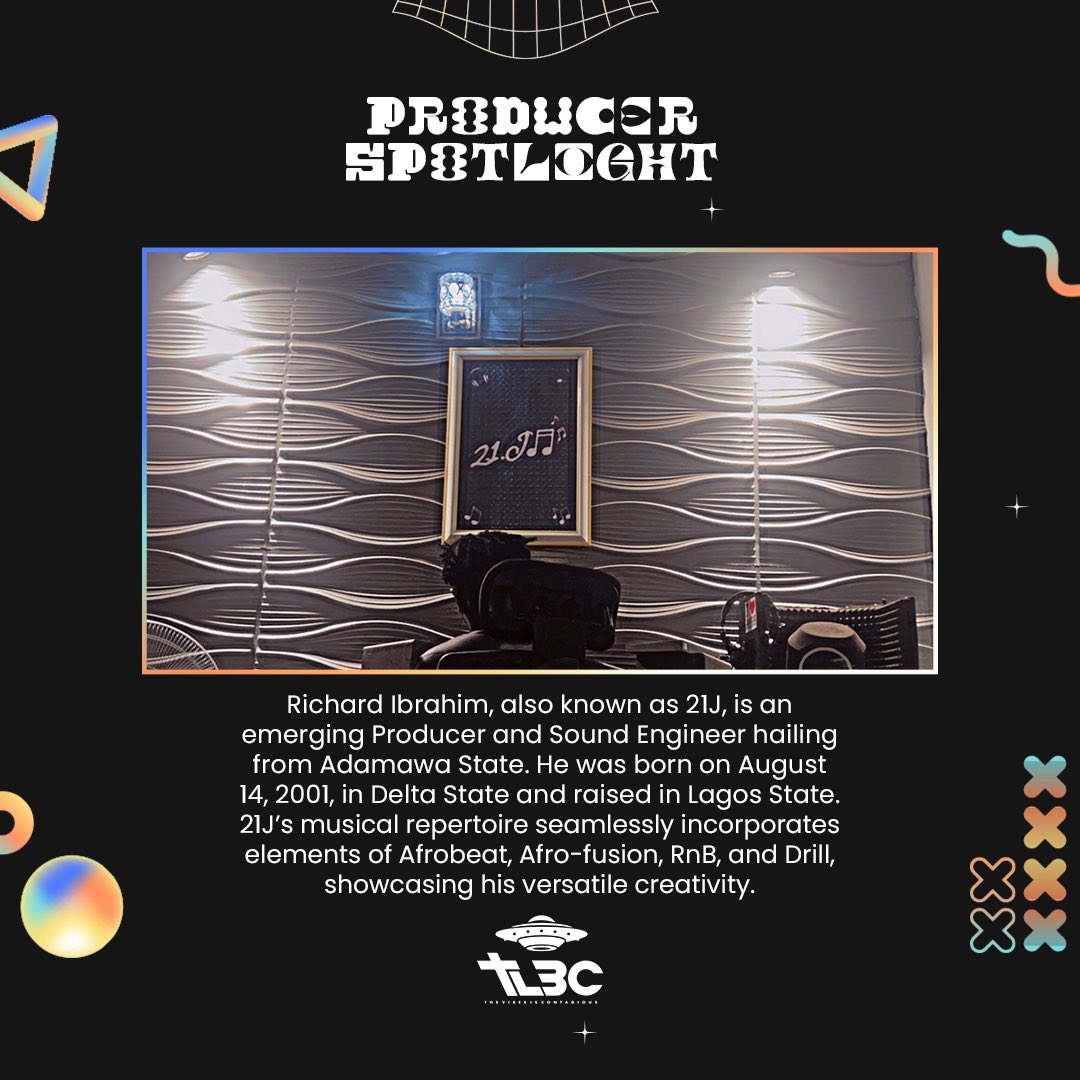 tlbcmusic's tweet photo. Introducing 21J @reechardxx | Lagos-Born
Musical Prodigy 🌟| Afrobeat, RnB, Drill Fusion 🚀 | Listen to His Hits 🔥| Studio Wizard 🎧 | Rising Star 🌟 #21jps #21Jprojects #MusicProducer #producerspotlight #tlbcmusic https://t.co/46bg6DZ8JI