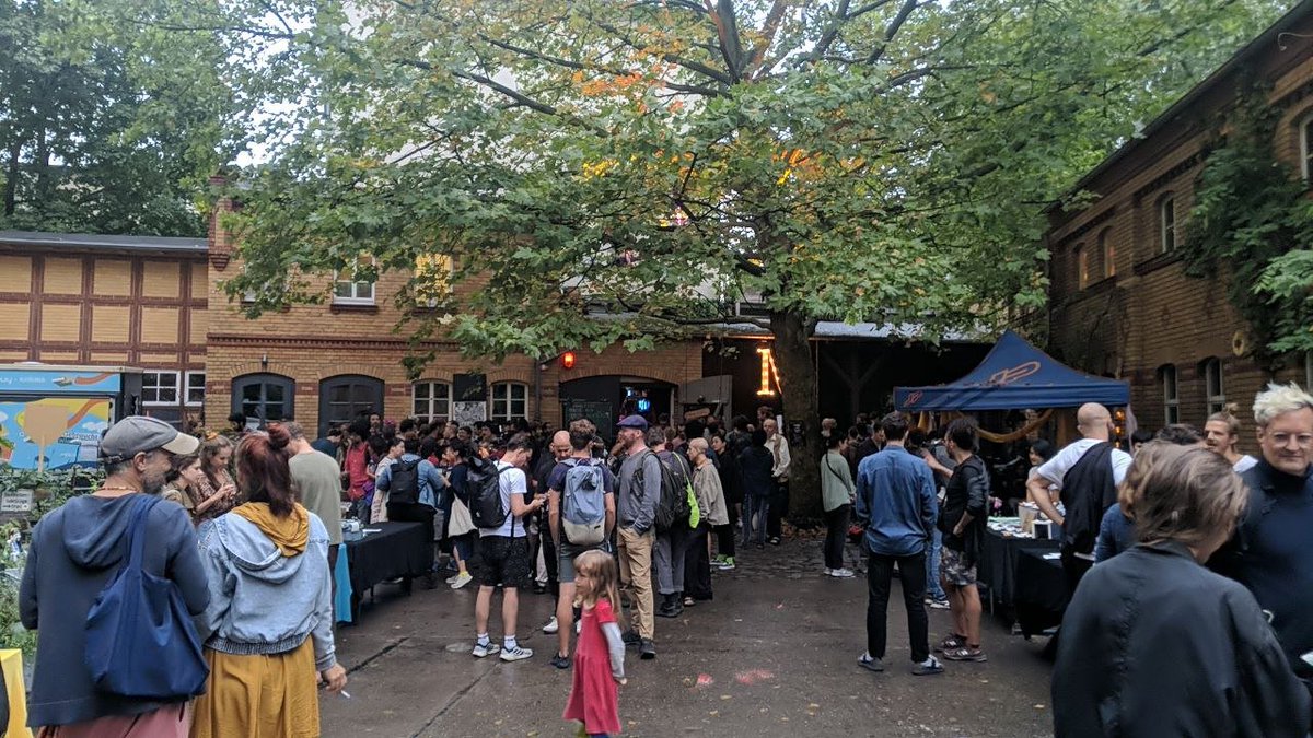 CirclesUBI's tweet photo. Thanks so much for coming yesterday! It was a fantastic night with the local market and great discussions in Berlin. We feel honored to introduce @CirclesEntropy with the full support of the community.

We will be sharing the recordings of the "Privacy in Virtual Money" session here.  

Check out the blackpaper here: https://t.co/RHLJE5cqTp