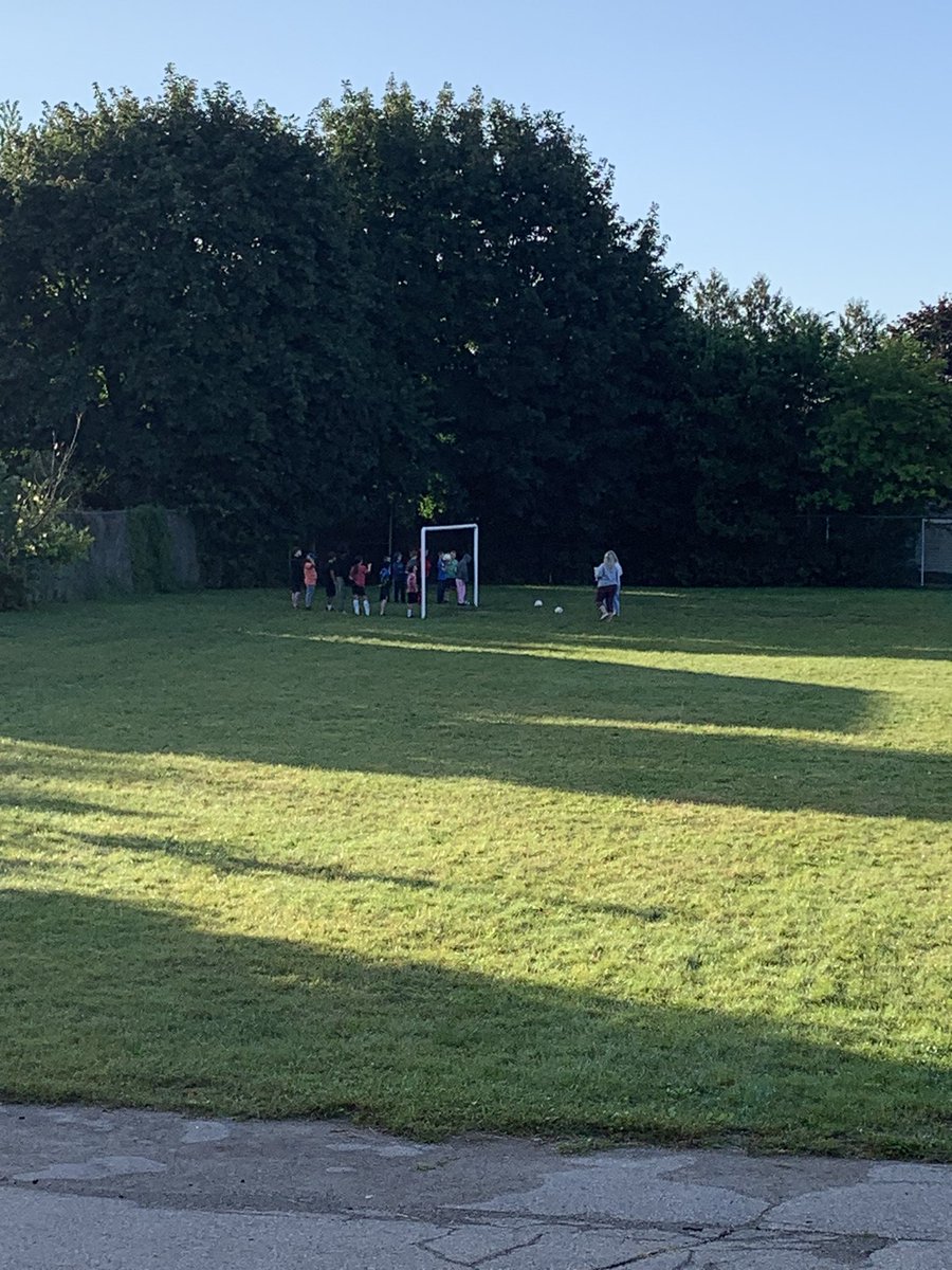 Soccer has “kicked off” <a href="/TrafalgarPS/">Trafalgar PS</a> ! Thanks Mme Dellaire and Ms Carter!