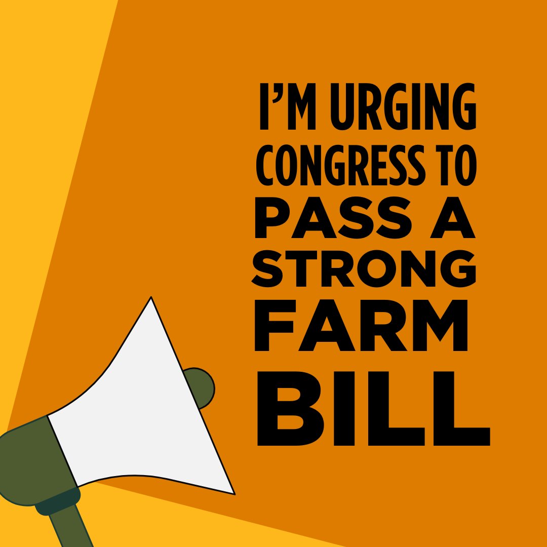 It's #HungerActionMonth, and nearly 100 partners in the @FeedingAmerica network are at the Capitol urging Congress to pass a strong #FarmBill. I support their efforts and look forward to a #FarmBill that works for families facing hunger! #FarmBillFlyIn