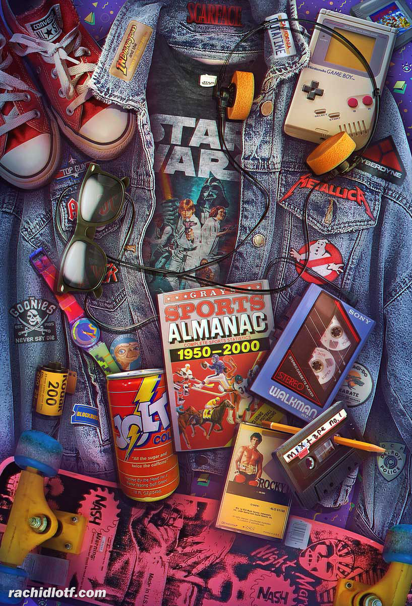 Retro vibes alert! Dive deep into the heart of the '80s, it was an era where fashion met passion🕺🏻🎶🎮

Day 5/6 - Tomorrow, we launch the course that brings it all together! 🚀
---------
rachidlotf.com

#80s #80sfashion #popculture #retrogaming #nostalgia #VHS #80smovies…