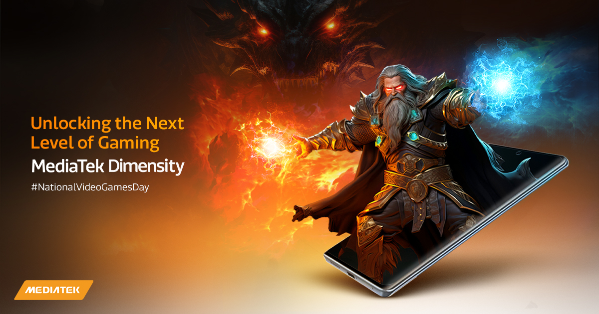 MediaTek's tweet photo. Happy #NationalVideoGamesDay, gamers! 🎮 Unlock the next level of gaming with #MediaTekHyperEngine. ⚡️Discover how it boosts every aspect of smartphone gaming because every millisecond matters. https://t.co/ikQ1XBq2uj https://t.co/VwY5T9WNkC