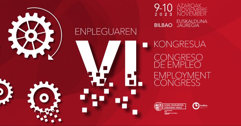 Ekonomia_ejgv's tweet photo. ⏰¡Menos de un mes para el #VICongresodeEmpleo!

Reserva tu plaza para asistir a las ponencias y mesas de diálogo para analizar los retos del #empleo en #Euskadi con un completo panel de ponentes.

📆9 y 10 de noviembre 
📍Palacio Euskalduna, Bilbao
🖊️Programa e inscripciones👇