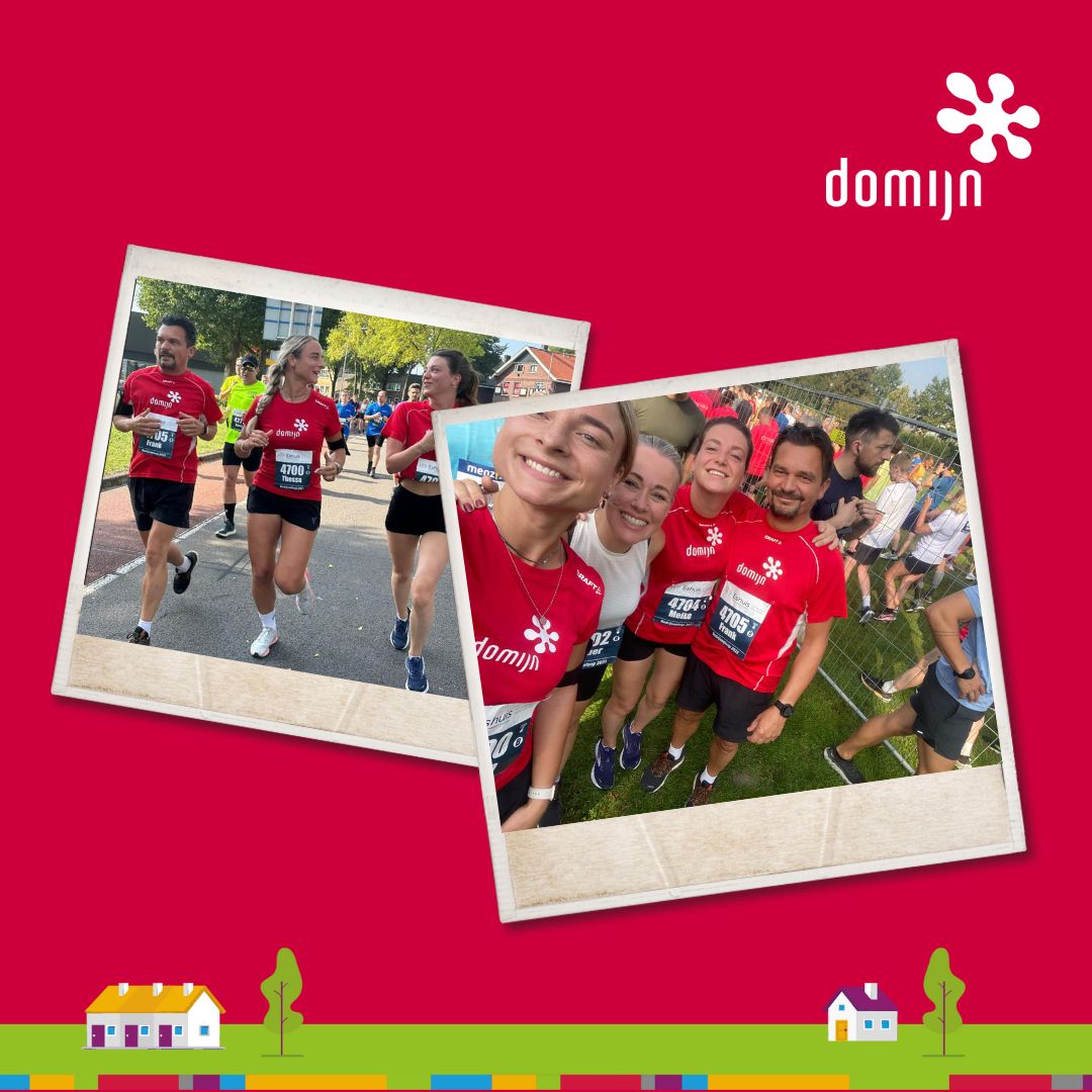SINGELLOOP 🏃 l Op zondag 10 september liepen maar liefst 13 sportieve collega's mee in de Singelloop in Enschede. Iedereen haalde het rondje van 8,1 kilometer over de singels. En dat met hele warme temperaturen. We zijn heel trots op deze sportieve collega's!