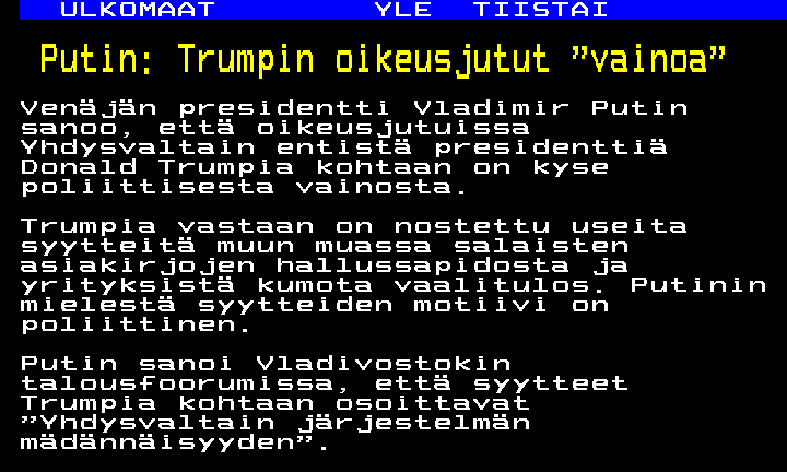 JarimoRoivas's tweet photo. Putinin mielestä usan systeemi on mätä. Paraskin puhuja poliittisista vainoista kun itse murhaa omia päättäjiään. 🤣🤣 Kyllä kehtaa https://t.co/ueywqbrZES