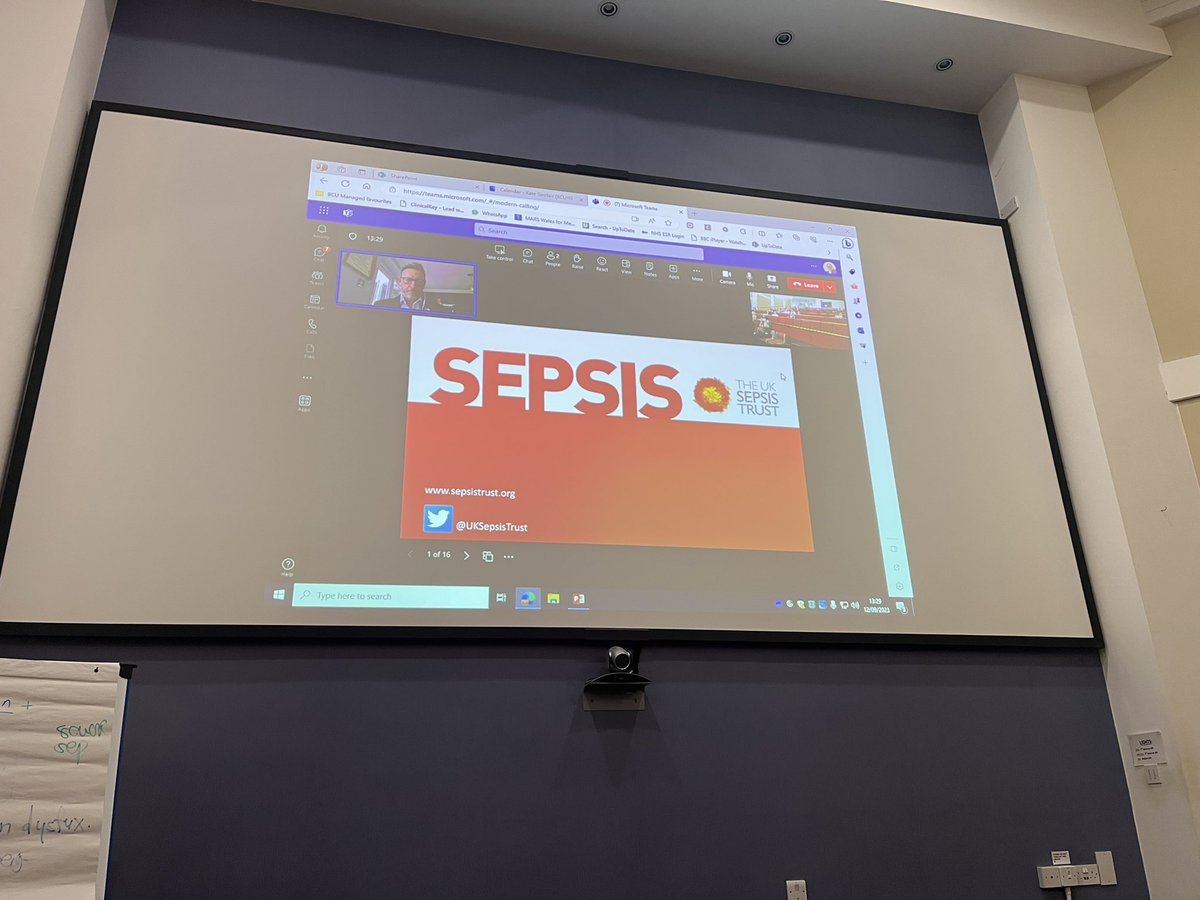 Now we have <a href="/TCTRON/">Terence Canning</a> from <a href="/UKSepsisTrust/">The UK Sepsis Trust</a> speaking about his experiences with sepsis <a href="/itunurseswxm/">Itunurseswxm</a> <a href="/NWCriticalCare/">Critical Care Talk 🏴󠁧󠁢󠁷󠁬󠁳󠁿</a> <a href="/BetsiCadwaladr/">Betsi Cadwaladr</a>