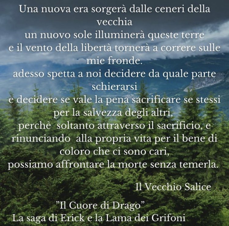 giappone75's tweet photo. Tratto dal libro: “Il Cuore di Drago”la saga di Erick e la Lama dei Grifoni.
#libro #librofantasy #racconto #raccontofantasy #narrativa #narrativafantasy #fiaba #letteraturafantasy #fantasyitaliano #avventura #scrittore #scrivere #sagafantasy #leggerefantasy #fantasia https://t.co/DDL3iGWN71