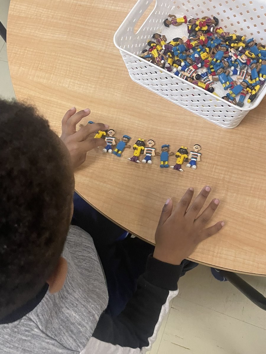 MsBurnsOCSB's tweet photo. We had so much fun using materials in the classroom to create patterns with a classmate 😊 https://t.co/pTumcTwv4j