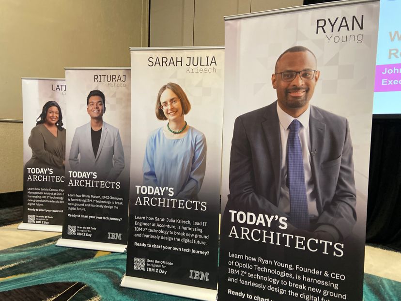 TODAY'S ARCHITECTS harnessing the power of @ibmz technology to fearlessly design the digital future. Don’t miss the opportunity to meet some of our architects at @ibm's premier technical conference in Las Vegas this week! #IBMTechXchange #ibmz #ai #hybridcloud